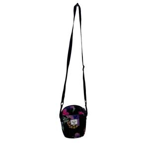 Hershel Supply Women's Mini Cross Body Bag Hawaiian Print Pineapple Black